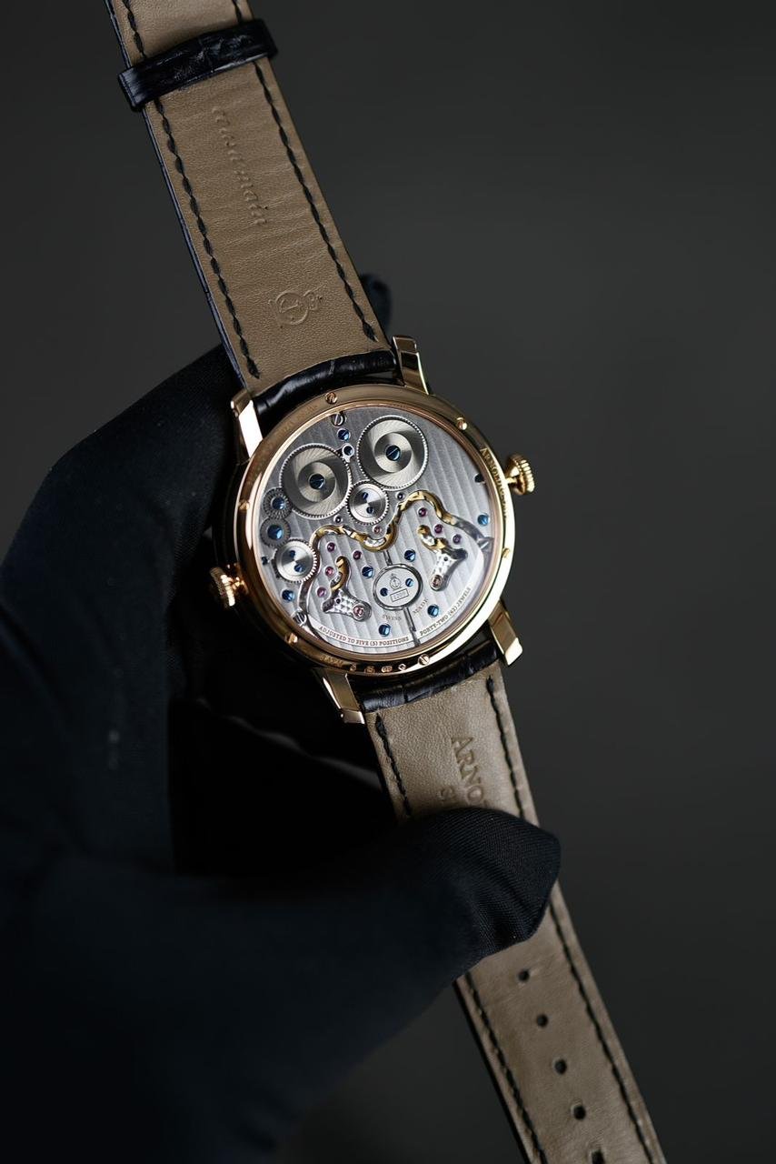 Arnold & Son DBS 18KT Rose Gold 44mm Men's Watch