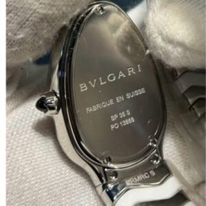 Bvlgari Serpenti Steel and Ceramic Watch