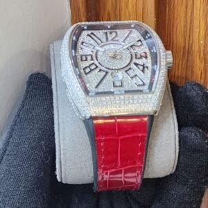 Franck Muller Vanguard V45 with 8.25 CT Certified Diamonds