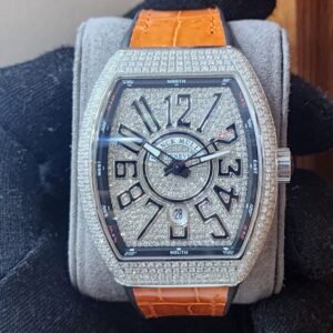 Franck Muller Vanguard V45 with 8.25 CT Certified Diamonds