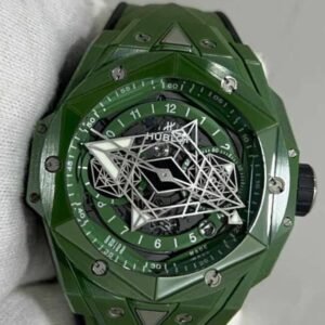 Hublot Big Bang Partnerships - Sang Bleu II Green Ceramic