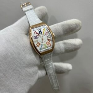 Franck Muller Vanguard Crazy Hours Color Dreams 32mm Everose Gold