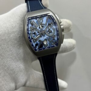 Franck Muller Vanguard Camouflage Chronograph 45mm – Blue Camouflage